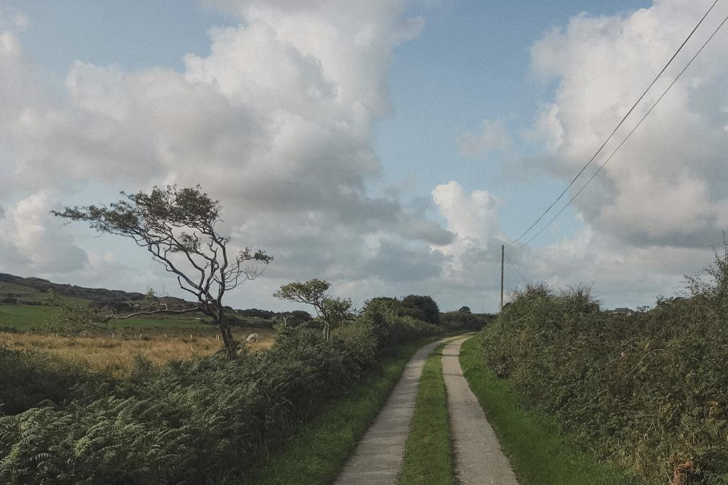 A rural road from an Anglesey Wedding Photographer