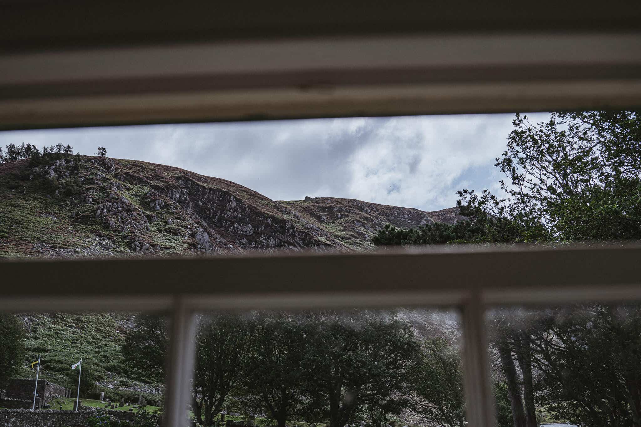 View from Nant Gwrtheyrn cottage window